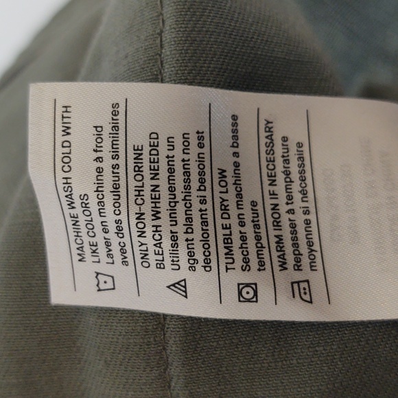 Vince Cotton Utility Jacket, Loden Green, Size Large 🆕 - Picture 10 of 12